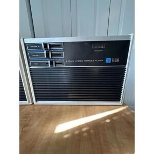 Vintage Elgin Portable 8 Track Player RT-5510 Very Rare Tested-see video!